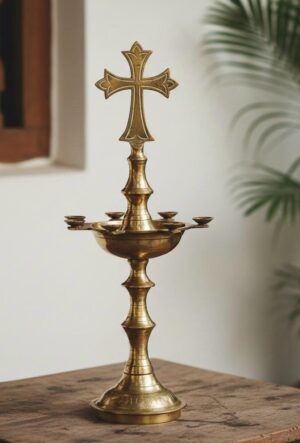 Brass Lamp Cross